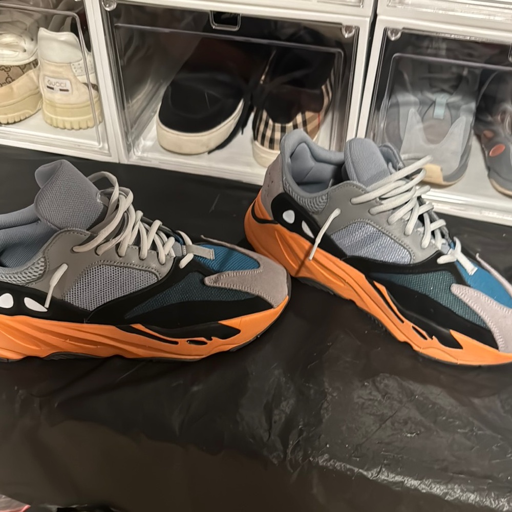 adidas Kids Sneakers in Gray and Orange